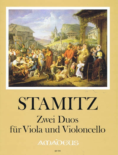 Two Duos in C major and D major - Stamitz/Druner - Viola/Cello Duet - Book