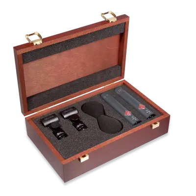 KM 184 mt Stereo Pair Small Diaphragm Cardioid Microphone, Black