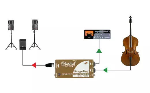 SB-4 Piezo - Active DI for Piezo Pickups (w/Phantom Power)