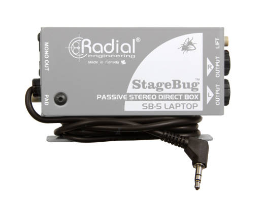 Radial - StageBug SB-5 Laptop Compact Stereo DI for Computers