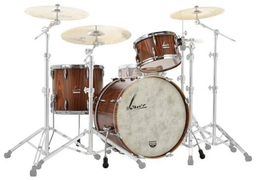 Sonor - Vintage Series 3-Piece Shell Pack (20,12,14) No Bass Drum Mount - Rosewood Semi-Gloss