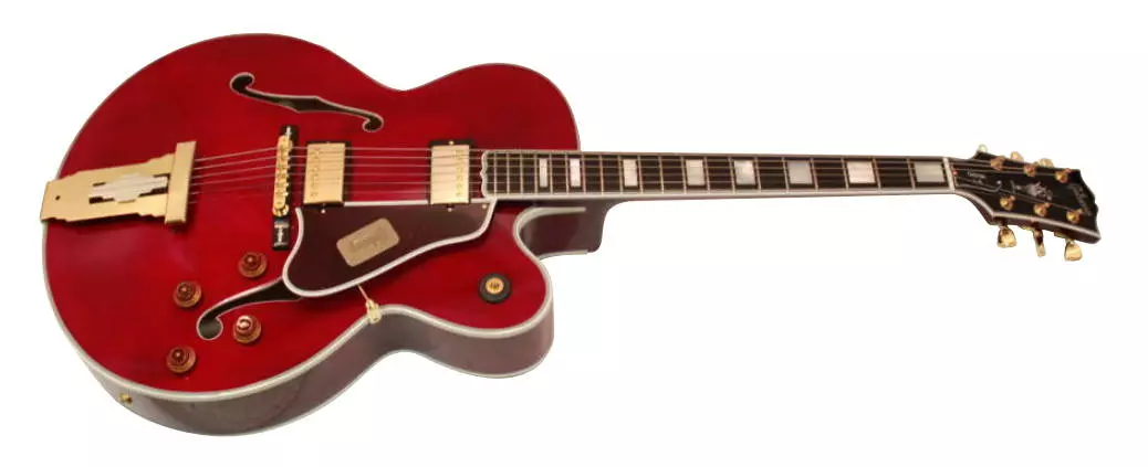L-5 CES Guitar w/Case- Wine Red Gold Hardware