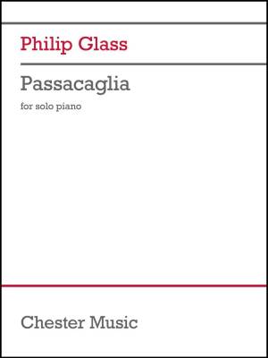 Chester Music - Passacaglia - Glass - Piano - Book