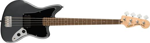 Squier - Affinity Series Jaguar Bass H, Laurel Fingerboard - Charcoal Frost Metallic