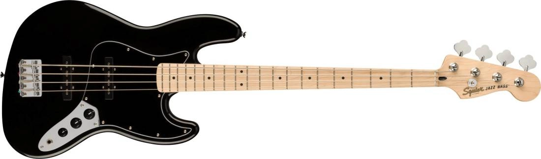 Affinity Series Jazz Bass, Maple Fingerboard - Black