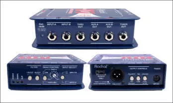 JDV Mk3 Active 2-in, 4-out Class A DI Box