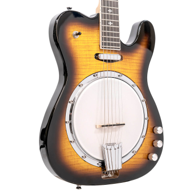 ES-Banjitar Electric 6 String Banjo T-body - Sunburst