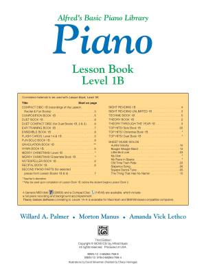 Alfred\'s Basic Piano Library: Lesson Book 1B - Palmer/Manus/Lethco - Piano - Book