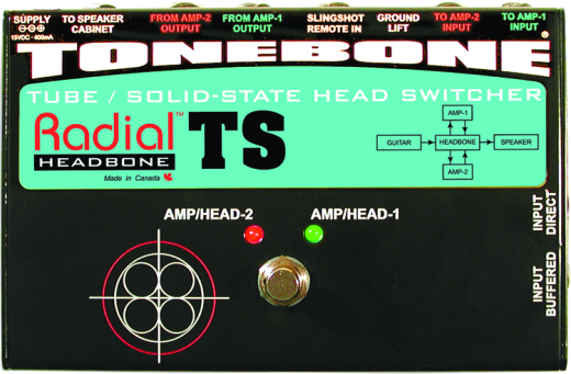 Guitar Amp Head Switcher - 1 Tube to 1 Solid