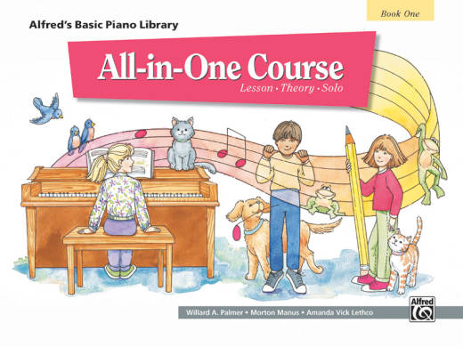 Alfred Publishing - Alfreds Basic All-in-One Course, Book 1 Palmer/Manus/Lethco - Piano - Livre
