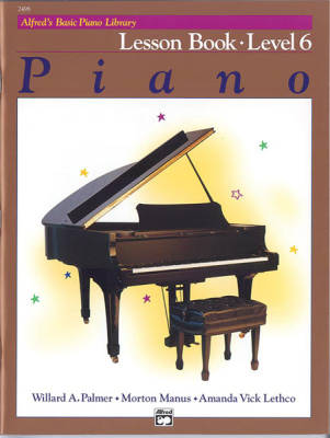 Alfred Publishing - Alfreds Basic Piano Library: Lesson Book 6 - Palmer/Manus/Lethco - Piano - Livre
