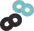Fender - Strap Blocks, 4-Pack - Black\/Daphne Blue