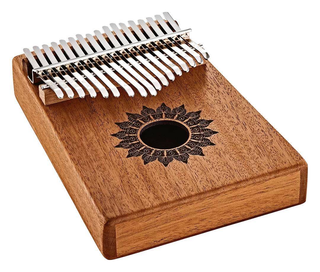 17-Note Sound Hole Kalimba - Mahogany