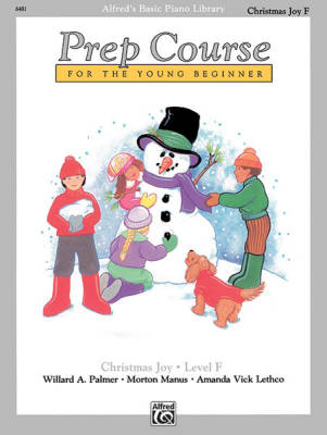 Alfred\'s Basic Piano Prep Course: Christmas Joy! Book F - Palmer/Manus/Lethco - Piano - Book
