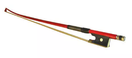 Fiberglass Violin Bow Real Hair Red