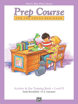 Alfred Publishing - Alfreds Basic Piano Prep Course: Activity & Ear Training Book D - Kowalchyk/Lancaster - Piano - Book