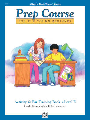 Alfred Publishing - Alfreds Basic Piano Prep Course: Activity & Ear Training Book E - Kowalchyk/Lancaster - Piano - Book