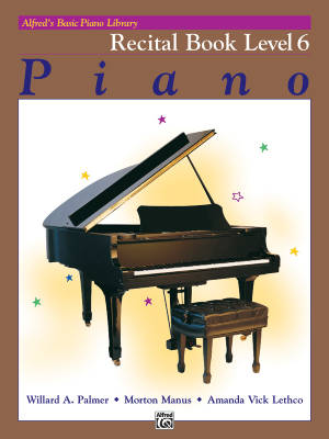 Alfred\'s Basic Piano Library: Recital Book 6 - Palmer/Manus/Lethco - Piano - Book