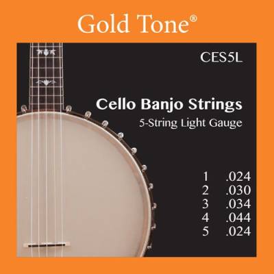 CES5L Cello Banjo String Set - Light