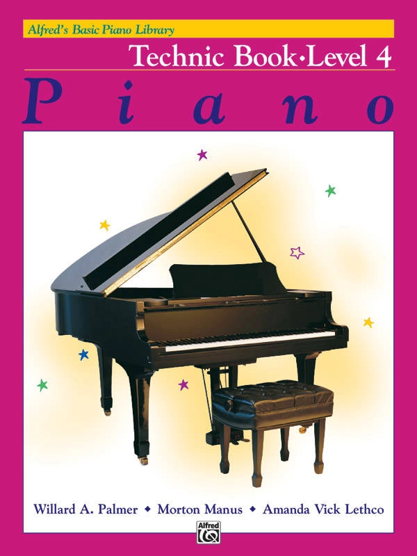 Alfred\'s Basic Piano Library: Technic Book 4 - Palmer/Manus/Lethco - Piano - Book