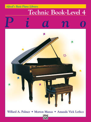 Alfred Publishing - Alfreds Basic Piano Library: Technic Book 4 - Palmer/Manus/Lethco - Piano - Book