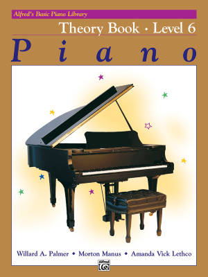 Alfred Publishing - Alfreds Basic Piano Library: Theory Book 6 - Palmer/Manus/Lethco - Piano - Book
