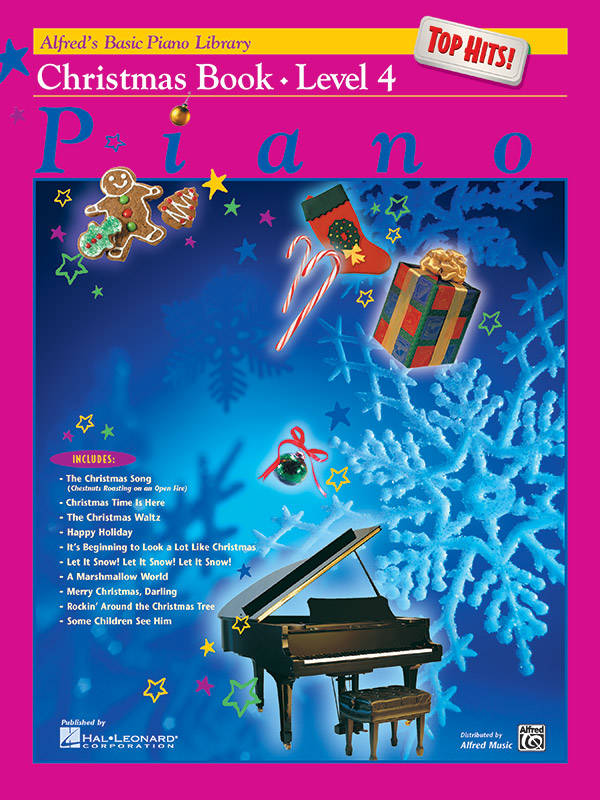 Alfred\'s Basic Piano Library: Top Hits! Christmas Book 4 - Lancaster/Manus - Piano - Book