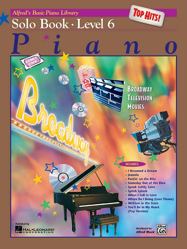Alfred\'s Basic Piano Library: Top Hits! Solo Book 6 - Lancaster/Manus - Piano - Book