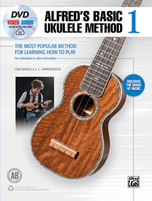 Alfred\'s Basic Ukulele Method 1 - Manus/Harnsberger - Ukulele - Book/DVD/Media Online