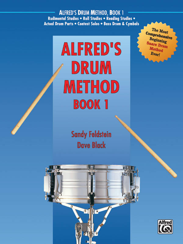 Alfred\'s Drum Method, Book 1 - Black/Feldstein -  Snare Drum - Book
