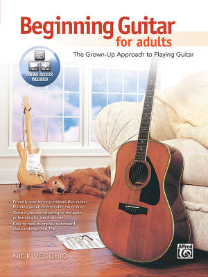 Beginning Guitar for Adults - Vecchio - Guitar - Book/Media Online