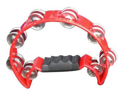 Tambourine with Cutaway - Red