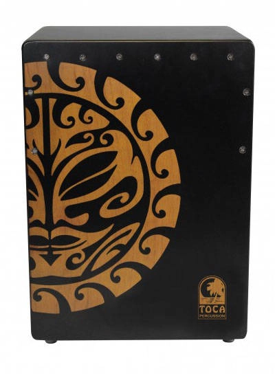 Bassport Adjustable 8 String Cajon - Tiger Mask Design