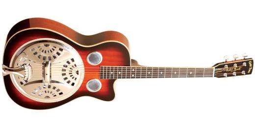 Paul Beard Mahogany Round Neck Resonator Guitar w/Cutaway