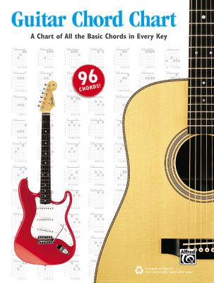 Alfred Publishing - Guitar Chord Chart - Manus/Harnsberger - Tableau
