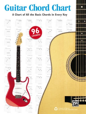 Alfred Publishing - Guitar Chord Chart - Manus/Harnsberger