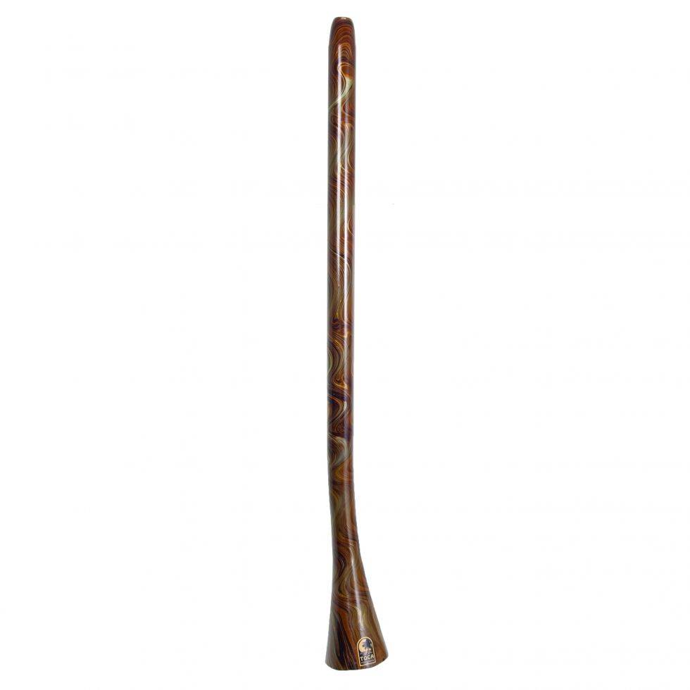 Duro Didgeridoo, Large Horn - Green Swirl