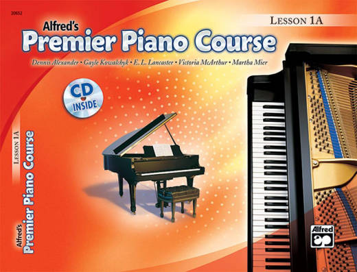 Alfred Publishing - Premier Piano Course, Lesson 1A - Piano - Book/CD