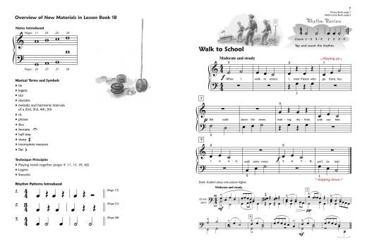 Premier Piano Course, Lesson 1B - Piano - Book