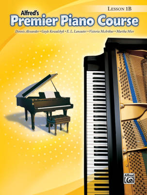 Alfred Publishing - Premier Piano Course, Lesson 1B - Piano - Book