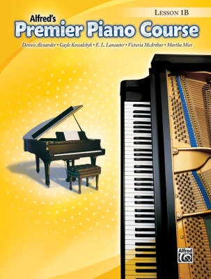 Premier Piano Course, Lesson 1B - Piano - Book