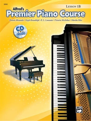 Alfred Publishing - Premier Piano Course, Lesson 1B - Piano - Book/CD