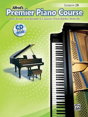 Alfred Publishing - Premier Piano Course, Lesson 2B - Piano - Book/CD