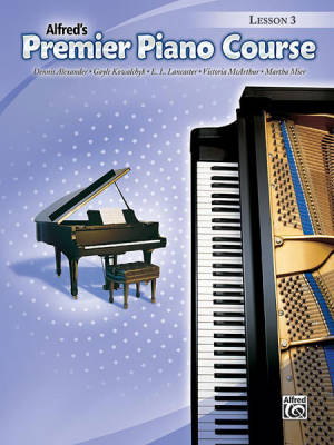 Alfred Publishing - Premier Piano Course, Lesson 3 - Piano - Livre
