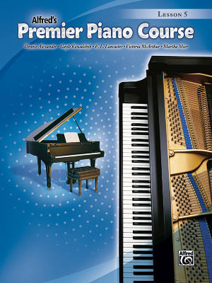 Alfred Publishing - Premier Piano Course, Lesson 5 - Piano - Book