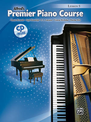 Alfred Publishing - Premier Piano Course, Lesson 5 - Piano - Book/CD