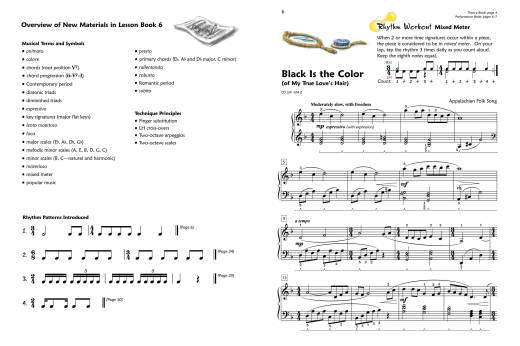 Premier Piano Course, Lesson 6 - Piano - Book/CD