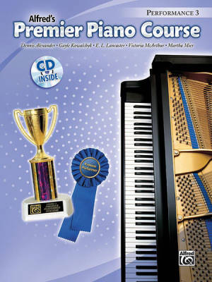 Alfred Publishing - Premier Piano Course, Performance 3 - Piano - Book/CD