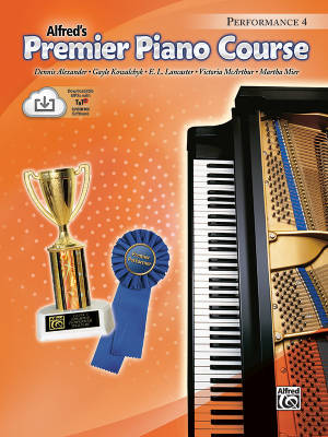 Alfred Publishing - Premier Piano Course, Performance 4 - Piano - Book/Audio Online