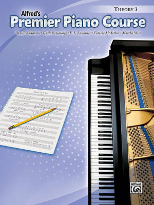 Alfred Publishing - Premier Piano Course, Theory 3 - Piano - Book